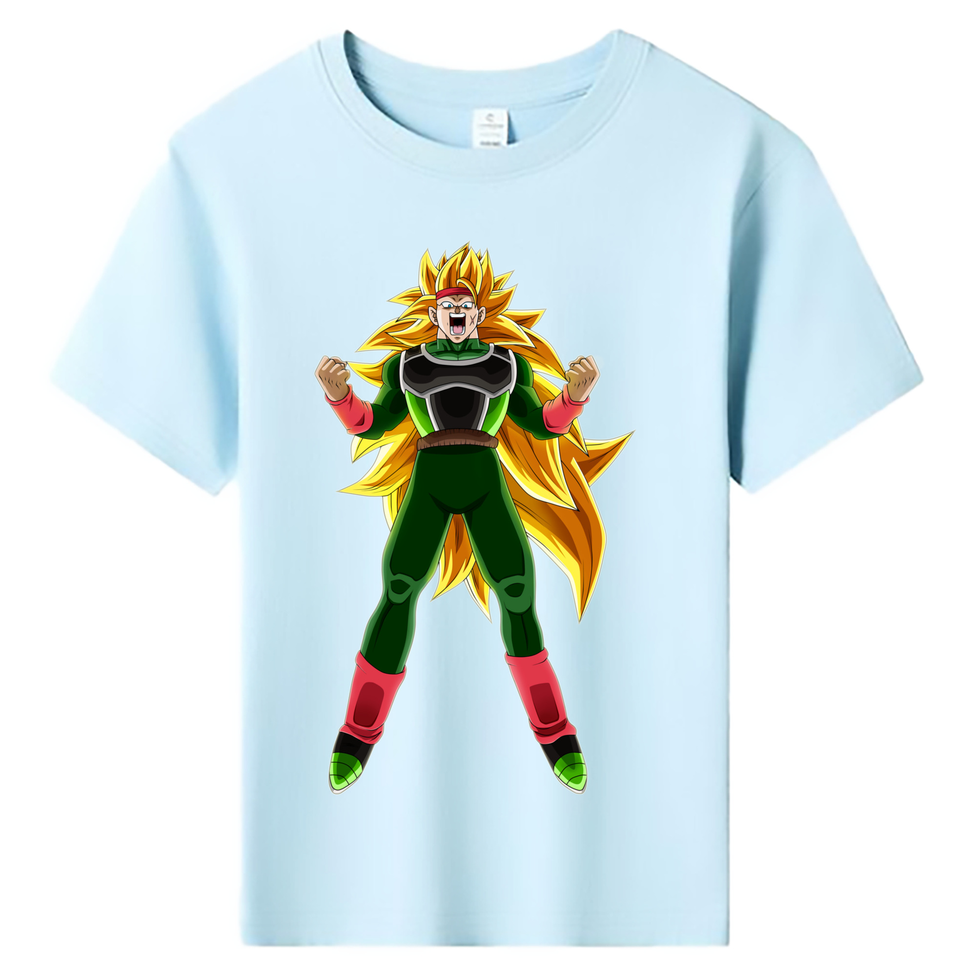 （画像用） ドラゴンボール ブロリー DRAGON BALL Broli 綿100％キッズTシャツ（フロントプリント）